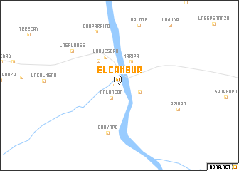 map of El Cambur