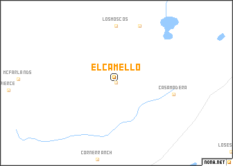 map of El Camello