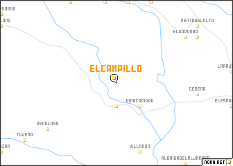 map of El Campillo