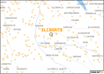 map of El Campito