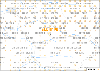 map of El Campo