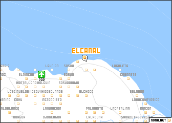 map of El Canal