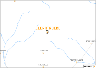 map of El Cantadero