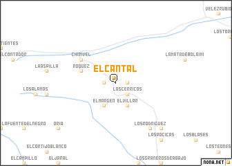 map of El Cantal