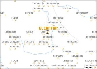 map of El Cantón