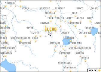 map of El Cao