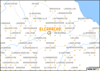 map of El Capacho