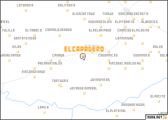 map of El Capadero