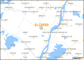 map of El Capao