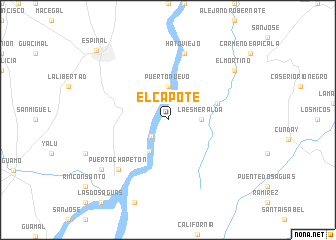 map of El Capote