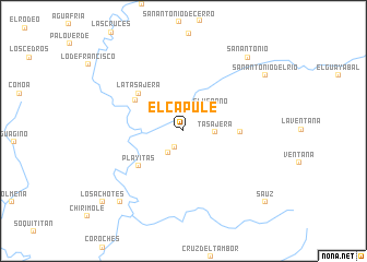 map of El Capule