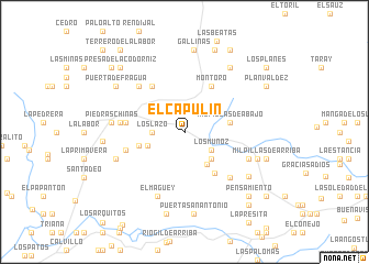 map of El Capulín