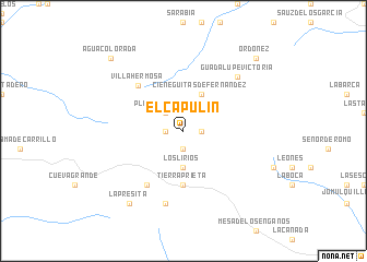 map of El Capulín