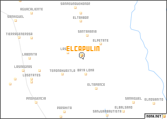 map of El Capulin