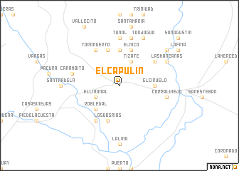 map of El Capulín