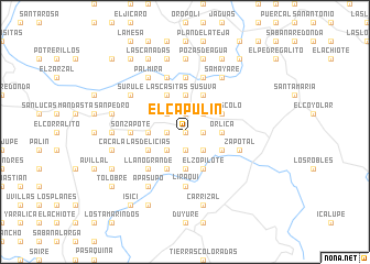 map of El Capulín