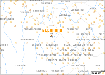 map of El Caraño
