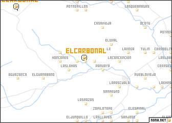 map of El Carbonal