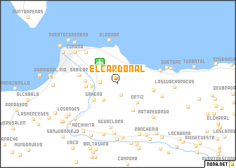 map of El Cardonal