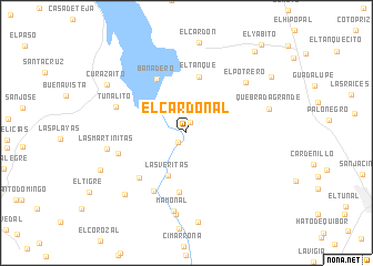 map of El Cardonal