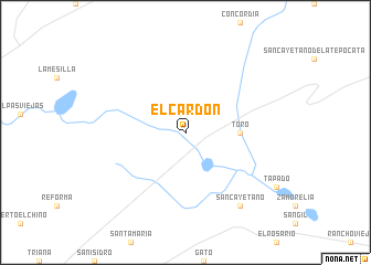 map of El Cardón