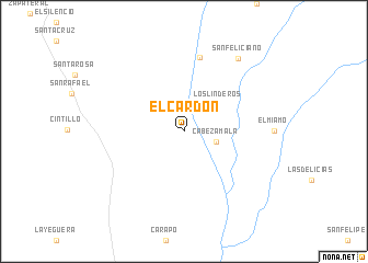 map of El Cardón