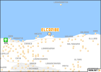 map of El Caribe