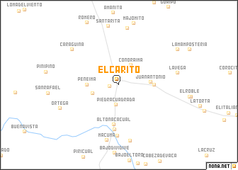 map of El Carito