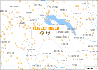 map of El Carmelo