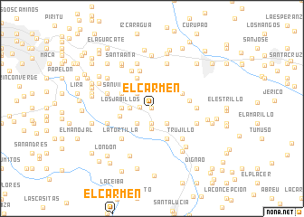 map of El Carmen