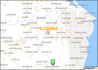 map of El Carmen