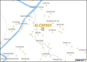 map of El Carmen