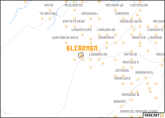 map of El Carmen