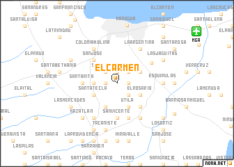 map of El Carmen