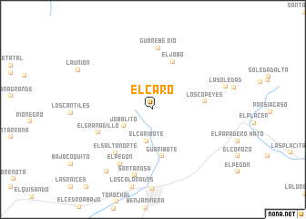 map of El Caro