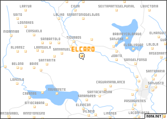 map of El Caro