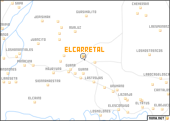 map of El Carretal