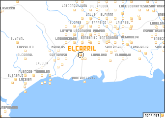 map of El Carril