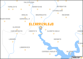 map of El Carrizalejo