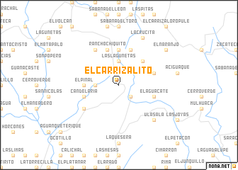 map of El Carrizalito