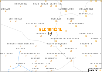 map of El Carrizal