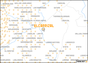 map of El Carrizal