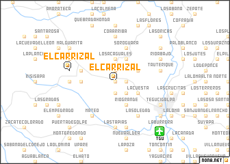 map of El Carrizal