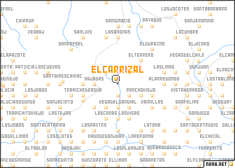 map of El Carrizal