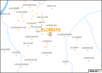 map of El Caruto
