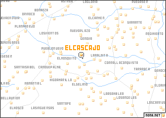 map of El Cascajo