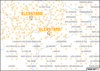 map of El Castaño