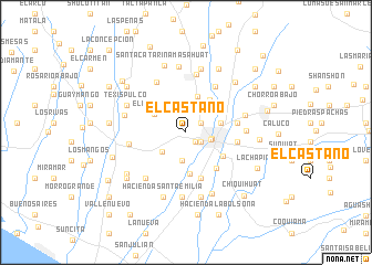 map of El Castaño