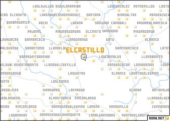 map of El Castillo