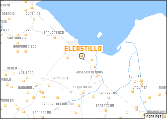 map of El Castillo